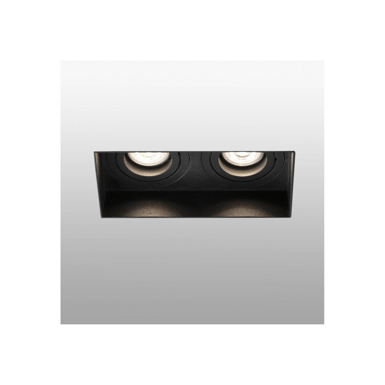 Встраиваемый светильник Faro barcelona Hyde square without frame 2L